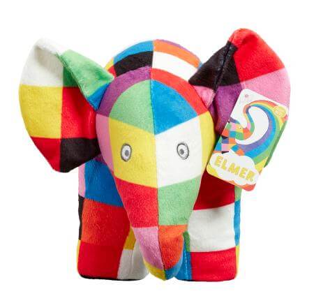 Elmer the elephant stuffed animal clearance